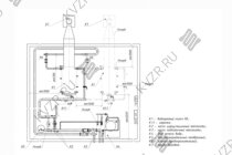 Схема подключения и монтажа водогрейного промышленного котла КВа 4,0
