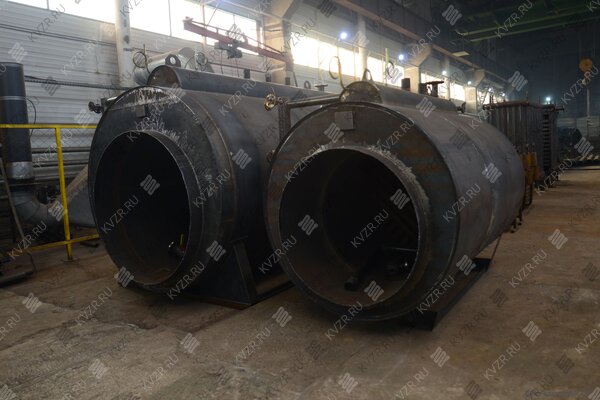 Изготовление парового газового котла 1000 кг 170 °С